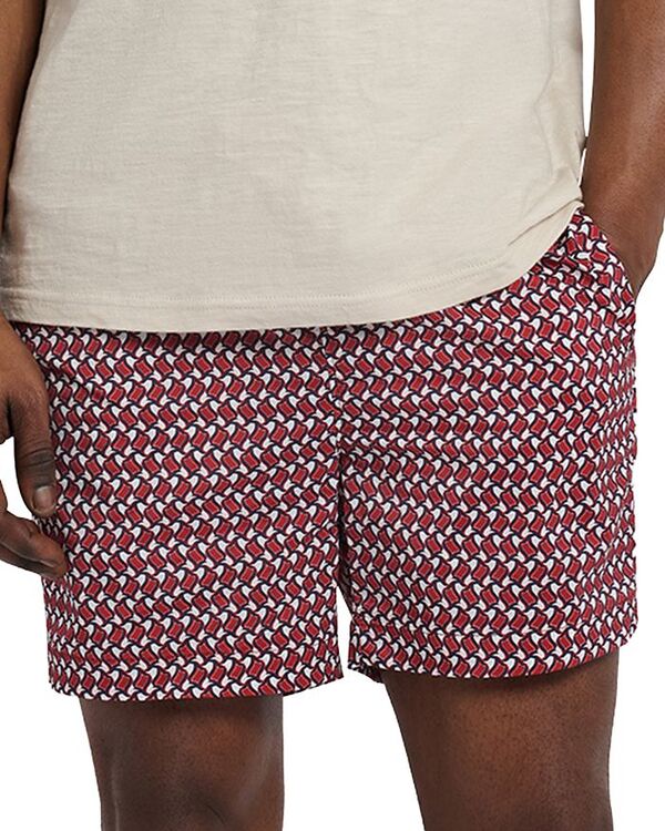 【送料無料】 オニア メンズ ハーフパンツ・ショーツ 水着 Charles Printed 5" Swim Trunks Picante Multi