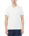 【送料無料】 オニア メンズ ポロシャツ トップス Terry Open Collar Polo Shirt White