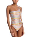 【送料無料】 ミッソーニ レディース 上下セット 水着 Printed One Shoulder One Piece Swimsuit Multicolor M...