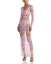 【送料無料】 ミッソーニ レディース ワンピース トップス Long Cover Up Dress Multicolor Micro Chevron