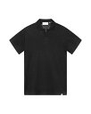 【送料無料】 レ ドゥ メンズ ポロシャツ トップス Emmanuel Linen Blend Knit Polo Black