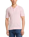 【送料無料】 レイルズ メンズ ポロシャツ トップス Cillian Ribbed Polo Pink
