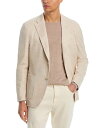 【送料無料】 ボス メンズ ジャケット・ブルゾン アウター Camel Heston Slim Fit Blazer Open White