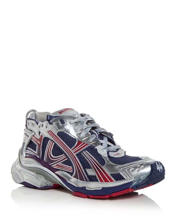 バレンシアガ メンズ シューズ スニーカー Balenciaga Men's Runner Low Top Sneakers Marine