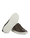 【送料無料】 ゼニア メンズ スニーカー シューズ Men's Triple Stitch Secondskin Sneakers Dark Brown