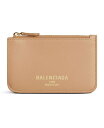【送料無料】 バレンシアガ レディース 財布 アクセサリー Cash 2.0 Long Coin and Card Holder Latte