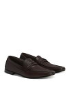 【送料無料】 ゼニア メンズ スリッポン・ローファー シューズ Natural Grain Leather Mocassin Loafers Dark Brow...