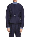 【送料無料】 ランバン レディース ジャケット・ブルゾン アウター Melodie Peplum Jacket Midnight Blue
