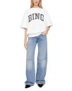 【送料無料】 アニービン レディース パーカー・スウェット アウター Jay Logo Sweatshirt Off White