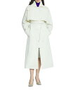 【送料無料】 ランバン レディース コート アウター Cotton Trench Coat Off White