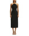 【送料無料】 オスカー デ ラ レンタ レディース ワンピース トップス Strapless Rosette Dress Black