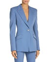 【送料無料】 ヴェルサーチ レディース ジャケット・ブルゾン ブレザー アウター One Button Blazer Stone Blue