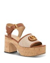 【送料無料】 ヴァレンティノ レディース サンダル シューズ Women's Platform Sandals Natural/Tobacco