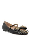 【送料無料】 ヴァレンティノ レディース パンプス シューズ Women's Grommet Bow Ballet Flats Black