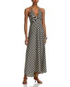 【送料無料】 エーエルシー レディース ワンピース トップス Diane Halter Dress Black/Tan