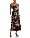 【送料無料】 エーエルシー レディース ワンピース トップス Tate Strapless Dress Black Multi