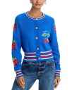 【送料無料】 マザー レディース カーディガン アウター The Crop Rib Crewneck Cardigan Sweater Tutti Frutti