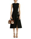 【送料無料】 オスカー デ ラ レンタ レディース スカート ボトムス Sleeveless Butterfly Detail Split Skirt Dres...