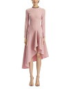 【送料無料】 オスカー デ ラ レンタ レディース ワンピース トップス Long Sleeve Double Stretch Wool Day Dress L...