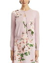 【送料無料】 オスカー デ ラ レンタ レディース カーディガン アウター Wool Floral Applique Cardigan Lily