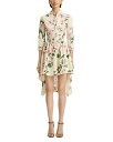【送料無料】 オスカー デ ラ レンタ レディース ワンピース トップス Long Sleeve Asymmetrical Hem Cherry Blossom...