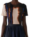 【送料無料】 ジェイソン ウー レディース ニット・セーター アウター Burned Striped Wool Crewneck Sweater Almond ...