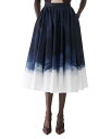 【送料無料】 ジェイソン ウー レディース スカート ボトムス Brushed Canvas Printed Stretch Cotton Circle Ski...