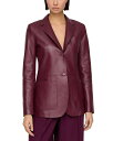 【送料無料】 ラファイエットワンフォーエイト レディース ジャケット・ブルゾン ブレザー アウター Leather Blazer Violet Ash