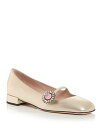【送料無料】 ヴァレンティノ レディース パンプス シューズ Women's Ballerina Mary Jane Pumps Platinum