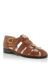 【送料無料】 ヴァレンティノ レディース サンダル シューズ Women's VLogo Embellished Strappy Sandals Tabacco