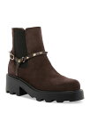 【送料無料】 ヴァレンティノ レディース ブーツ・レインブーツ シューズ Women's Beatle Harness Boots Brown