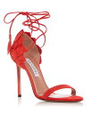 【送料無料】 アクアズーラ レディース サンダル シューズ Women's Hibiscus Ankle Tie Sandals Strawberry