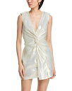 【送料無料】 レイミー ブルック レディース ワンピース トップス Gisela Silk Blend Mini Dress Gold Lame