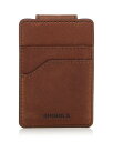 【送料無料】 シャイノーラ メンズ 財布 アクセサリー Magnetic Money Clip and Leather Card Case Medium Bro...