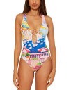 【送料無料】 ベッカバイレベッカバーチュー レディース 上下セット 水着 Positano Reversible One Piece Swimsuit Mult...