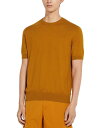 【送料無料】 ゼニア レディース Tシャツ トップス Regular Fit Premium Cotton Tee Ochre