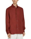 【送料無料】 ゼニア レディース シャツ トップス Oasi Lino Linen Shirt Brick