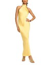 【送料無料】 レイミー ブルック レディース ワンピース トップス Tatiana Satin Halter Gown Butter
