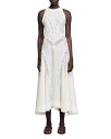 【送料無料】 サンドロ レディース ワンピース トップス Nathalie Lace Trim Maxi Dress White