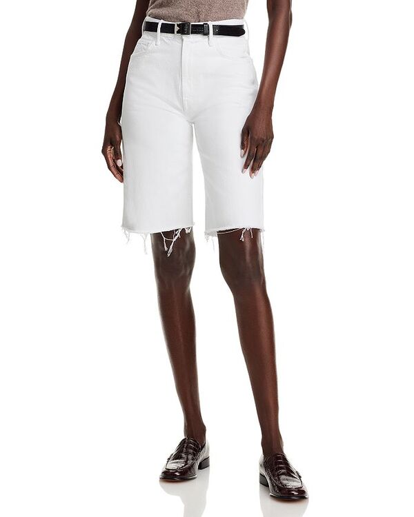 【送料無料】 マザー レディース ハーフパンツ・ショーツ ボトムス The Maven Bermuda Fray Shorts Picket Fence