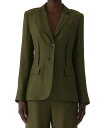 【送料無料】 ジェイソン ウー レディース ジャケット・ブルゾン アウター Crinkled Satin Single Breasted Blazer Dark...