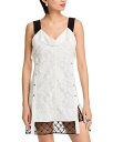 【送料無料】 スリーワンフィリップリム レディース ワンピース トップス Corded Lace Organza Mini Dress White/Black
