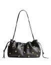 【送料無料】 アルチュザラ レディース クラッチバッグ バッグ Studded Drawstring Clutch Black/Gold