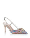 【送料無料】 ヴァレンティノ レディース パンプス シューズ Women's VLogo Slingback Pumps Silver Multi