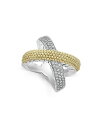ラゴス レディース 指輪 アクセサリー Sterling Silver & 18K Yellow Gold Caviar Lux Diamond Ring Si...