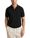 【送料無料】 レイス メンズ ポロシャツ トップス Asher Regular Fit Knit Polo Navy