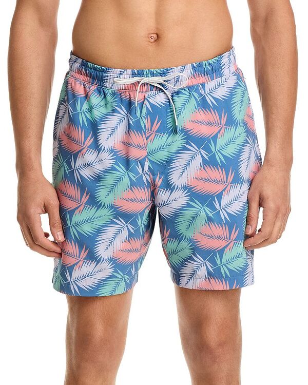 【送料無料】 ファレティ メンズ ハーフパンツ・ショーツ 水着 Shorelite 7" Swim Trunks Twilight Paradise Palm