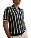 【送料無料】 レイス メンズ ポロシャツ トップス Duncan Textured Polo Shirt Dark Teal