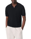 【送料無料】 ラグアンドボーン メンズ ポロシャツ トップス Zuma Toweling Herringbone Polo Black