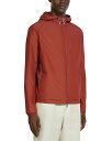【送料無料】 ゼニア レディース ジャケット・ブルゾン アウター Nylon and Cotton Blouson Jacket Brick